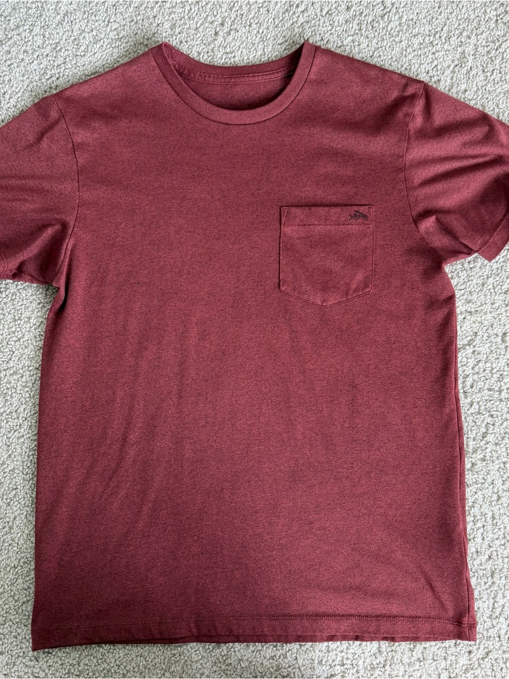 Patagonia Men's Short Sleeve Pocket Tee in Maroon